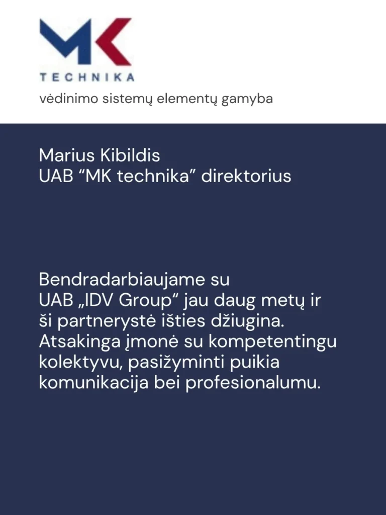 idv group atsiliepimai